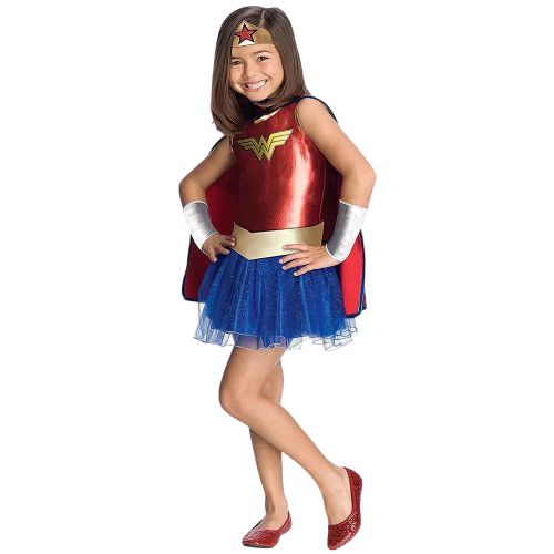 RUBIES - JUSTICE LEAGUE WONDER WOMAN TUTU COSTUME, MEDIUM