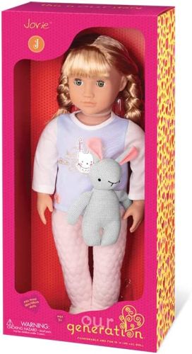 Our Generation Doll Jovie With Pajama & Bunny