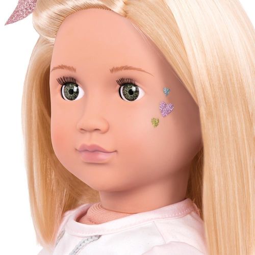 Our Generation Rosalyn Doll With Glitter Tatoo Deco