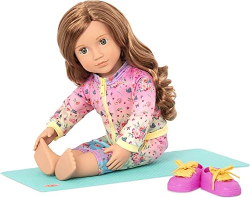 Our Generation Doll Lucy Grace With Yoga Outfit & Mat