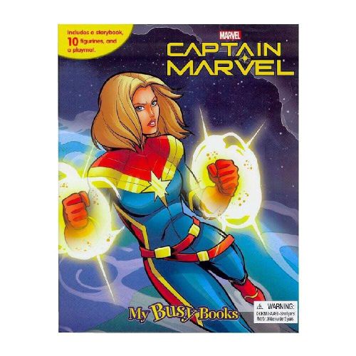 Phidal Marvel Captain Marvel My Busy Book