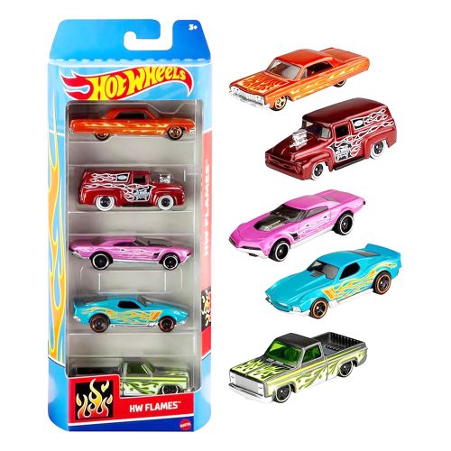 HOT WHEELS - BASIC CARS ASSORTED, 5 PACK