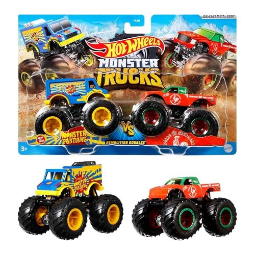 HOT WHEELS - MONSTER TRUCKS DEMOLITION DOUBLES ASSORTED