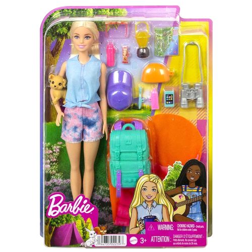 BARBIE MALIBU CAMPING DOLL WITH ACCESSORIES