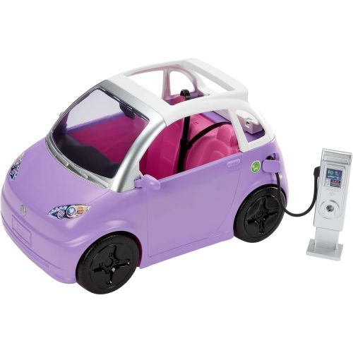 BARBIE CONVERTIBLE CAR WITH CHARGING STATION