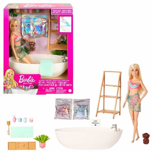 BARBIE CONFETTI BATHTUB PLAYSET