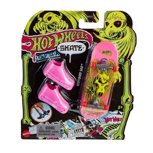 HOT WHEELS - SKATES NEON BONES TONY HAWK FINGERBOARD & SHOE ASSORTED