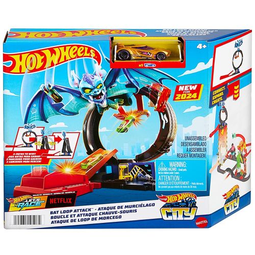 HOT WHEELS - CITY BAT LOOP ATTACK PLAYSET