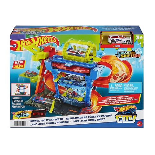 HOT WHEELS - TUNNEL TWIST CAR WASH PLAYSET