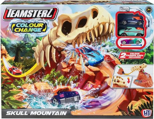 TEAMSTERZ COLOR CHANGE SKULL MOUNTAIN WITH 1 CAR