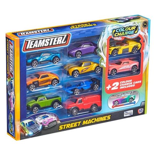 TEAMSTERZ STREET MACHINES COLOR CHANGE WITH 9 PACK