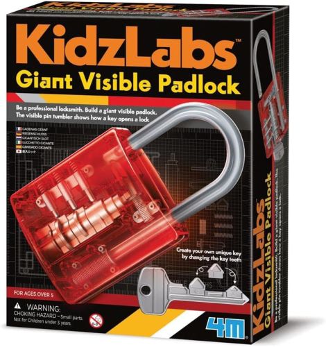 KIDZLABS/GIANT VISIBLE PADLOCK