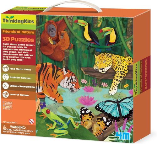 4M 3D FLOOR PUZZLES - RAINFOREST