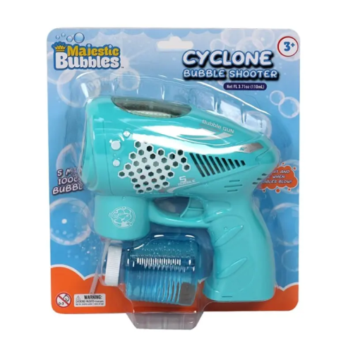 MAJECTIC BUBBLES-PLAYTIME FUN BUBBLES - B/O CYCLONE BUBBLE B