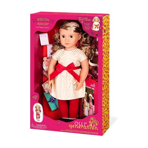 OUR GENERATION - DELUXE DOLL NOELLE IN SNEAKY SANTAS OUTFIT