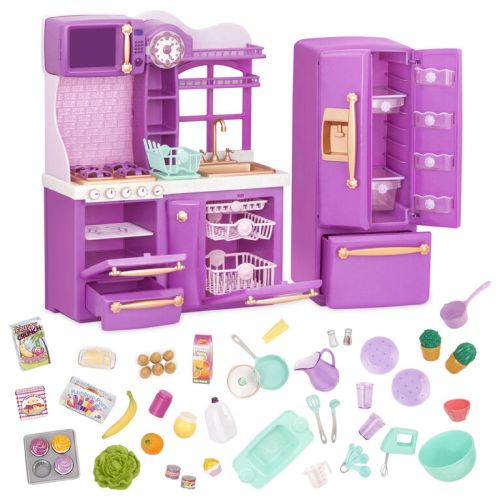 OUR GENERATION GOURMET PURPLE KITCHEN SET