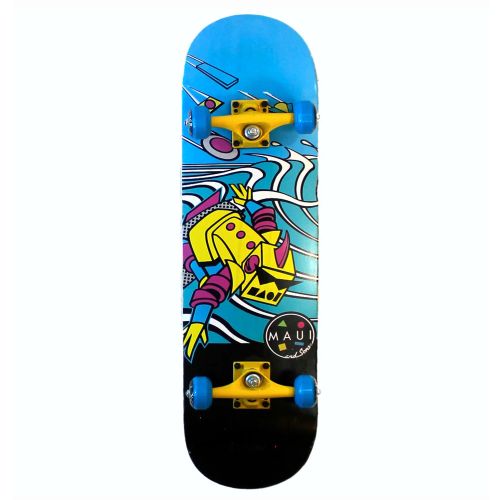 MAUI - BRAINWAVE TRADITIONAL SKATEBOARD, 31 INCHES