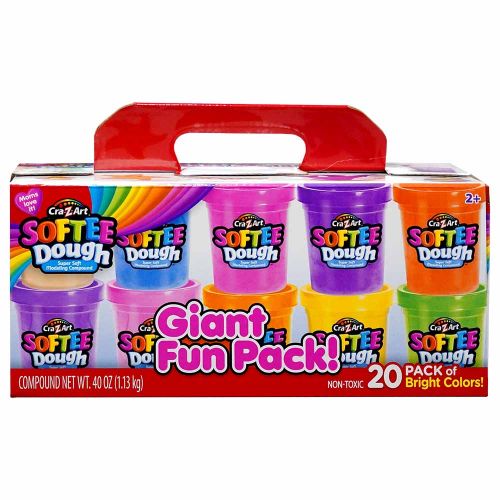 Softee Dough Giant Fun Pack 20Ct 2Oz