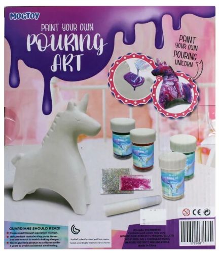 Sew Star Paint Your Own Pouring Art Unicorn