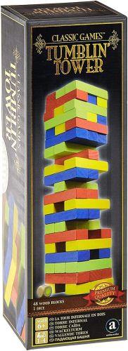 MERCHANT AMBASSADOR CLASSIC GAMES - TUMBLIN TOWER COLOURED