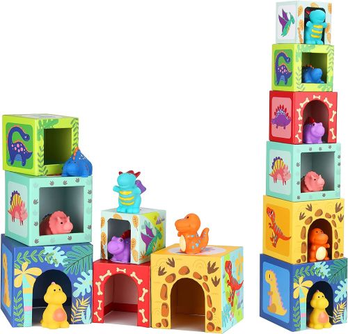 Tooky Toy Nesting Boxes- Dinosaur