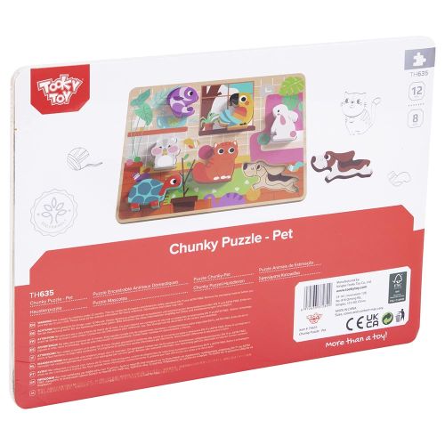 Tooky Toy Chunky Puzzle- Pet
