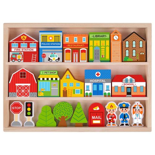 Tooky Toy Town Play Set