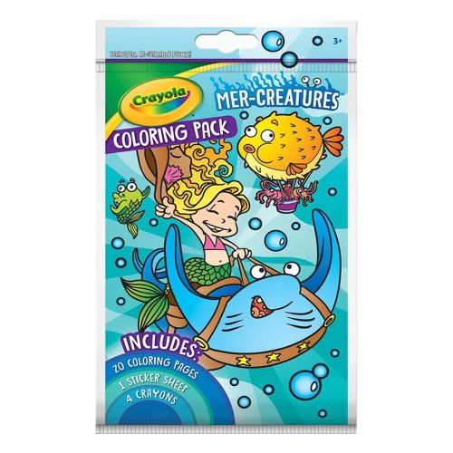 CRAYOLA - MER-CREATURES COLORING PACK