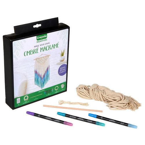 CRAYOLA - DIY WALL HANGING KIT, OMBRE MACRAME