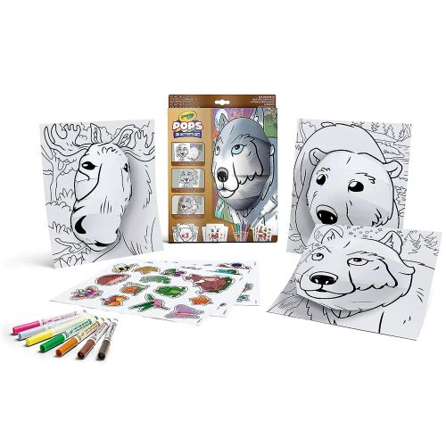 CRAYOLA - POPS 3D ACTIVITY SET, WILD NATURE