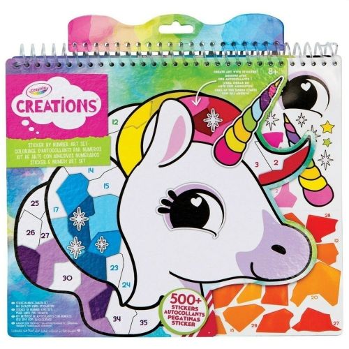 CRAYOLA - CREATIONS STICKER BY NUMBER ART SET