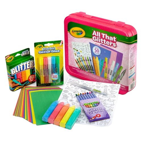 CRAYOLA - ALL THAT GLITTERS ART CASE