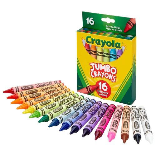 CRAYOLA - JUMBO CRAYONS, 16 COUNT