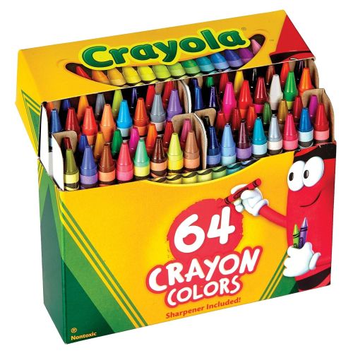 CRAYOLA - CRAYONS PACK, 64 COUNT