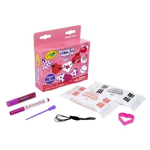 CRAYOLA - STRING OF HEARTS CRAFT KIT