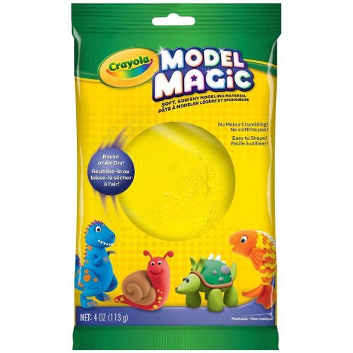 CRAYOLA - MODEL MAGIC 4OZ SINGLE PACK, YELLOW 