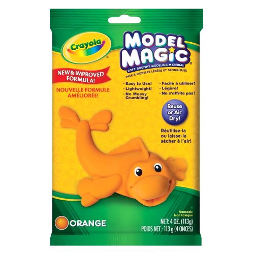 CRAYOLA - MODEL MAGIC 4OZ SINGLE PACK, NEON ORANGE