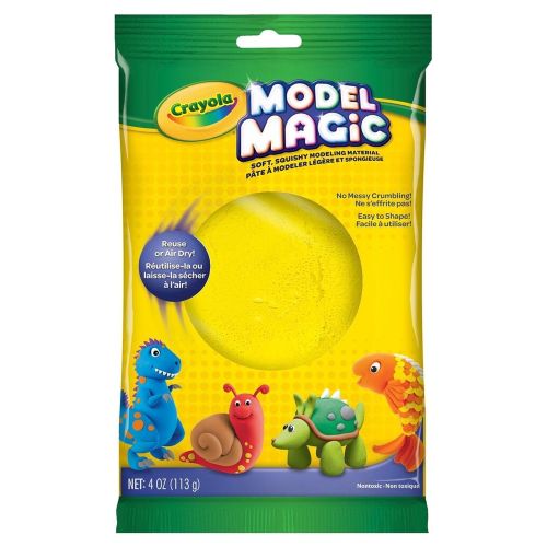 CRAYOLA - MODEL MAGIC 4OZ SINGLE PACK, NEON YELLOW