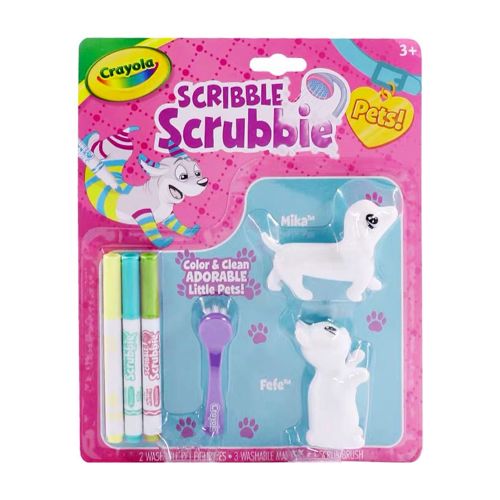 CRAYOLA - SCRIBBLE SCRUBBIE PETS, CAT & DOG