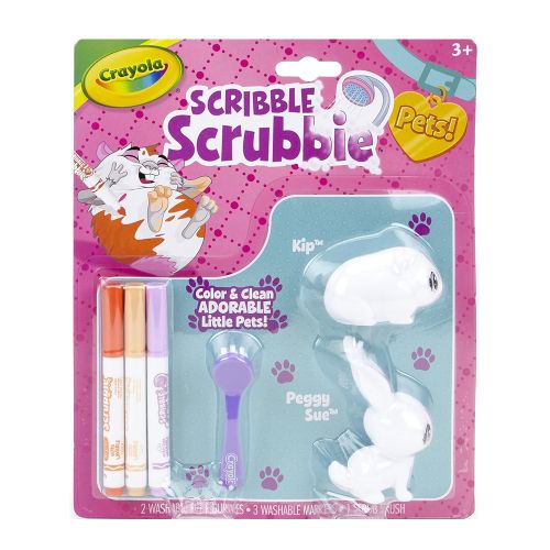 CRAYOLA - SCRIBBLE SCRUBBIE PETS, RABBIT & HAMSTER