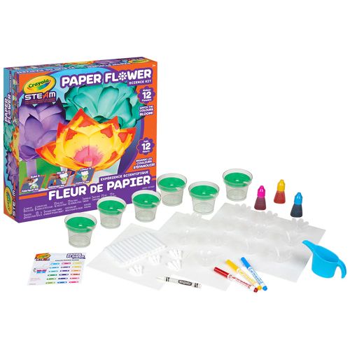 CRAYOLA - PAPER FLOWER SCIENCE KIT