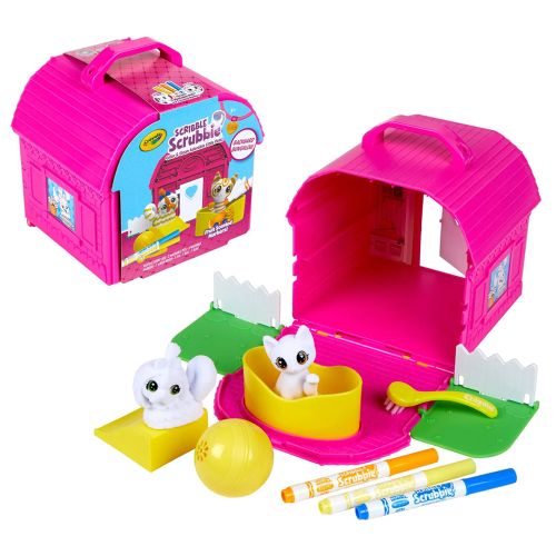 CRAYOLA - SCRIBBLE SCRUBBIE PETS BACKYARD BUNGALOW PLAYSET