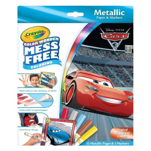 CRAYOLA - COLOR WONDER CARS 3 MESS-FREE COLORING, 12 PAGES