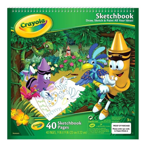 CRAYOLA - SKETCHBOOK, 40 PAGES