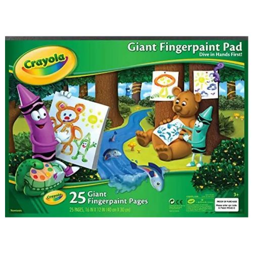 CRAYOLA - GIANT FINGERPAINT PAPER, 25 PAGES