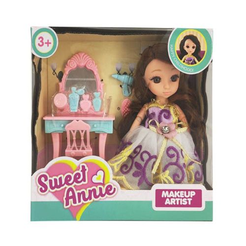 Sweet Annie 6 Doll With Dressing Table, 2 Asstd.