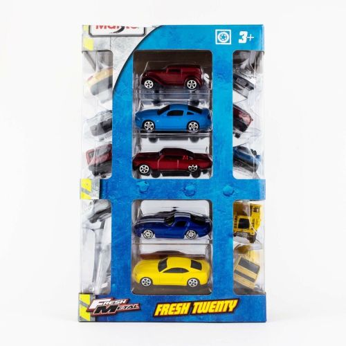 Maisto Fresh Metal Vehicle 20 Pack Set