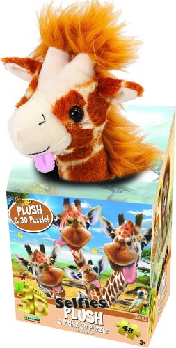 PRIME 3D HOWARD ROBINSON - GIRAFFE SELFIE 48 PC PUZZLE WITH