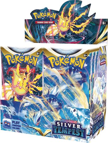 POKEMON TRADING CARDS SWORD & SHIELD SILVER TEMPEST BOOSTERS