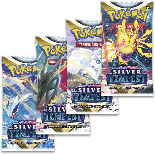 POKEMON TRADING CARDS SWORD & SHIELD SILVER TEMPEST BOOSTERS